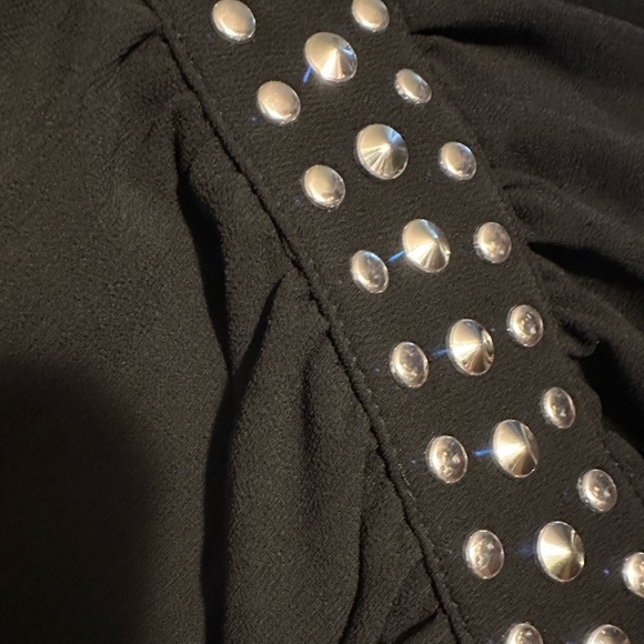 Michael Kors Studded Waist Ruffled Dress - Picture 9 of 11